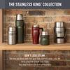 THERMOS Stainless King Vacuum Insulated Travel Mug, 16 oz, Matte Blue