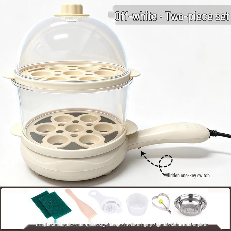 Canxiang Non-Stick Electric Frying Pan: Poached Eggs, Dumplings, Pot Stickers & Breakfast Cooker