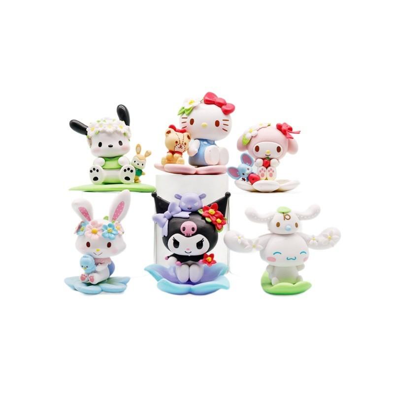 Flowers Melody Pvc Car Dashboard Decor Figurine For Kids And Teens