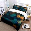 Hexagonal Geometric Bedding Set Bedding Duvet Cover Set Duvet Cover Pillowcases (1 * Duvet Cover 2 * Pillowcases, Without Duvet Insert)