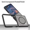 Z Flip7 Slim Matte For Magsafe Shockproof Case for For Samsung Galaxy Z Flip 7 PC TPU Hybrid Armor Magnetic Wireless Charging Cover