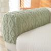 Universal Lines Jacquard Tuffed Fleece Husă extensibilă pentru cotieră pentru canapea pentru sufragerie, birou, decor acasă, o pereche