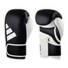 Adidas Боксерские перчатки Speed 165 WAKO Official Adidas Sparring Gloves Boxing Kickboxing Натуральная кожа Черный x // (16 унций, Белый)
