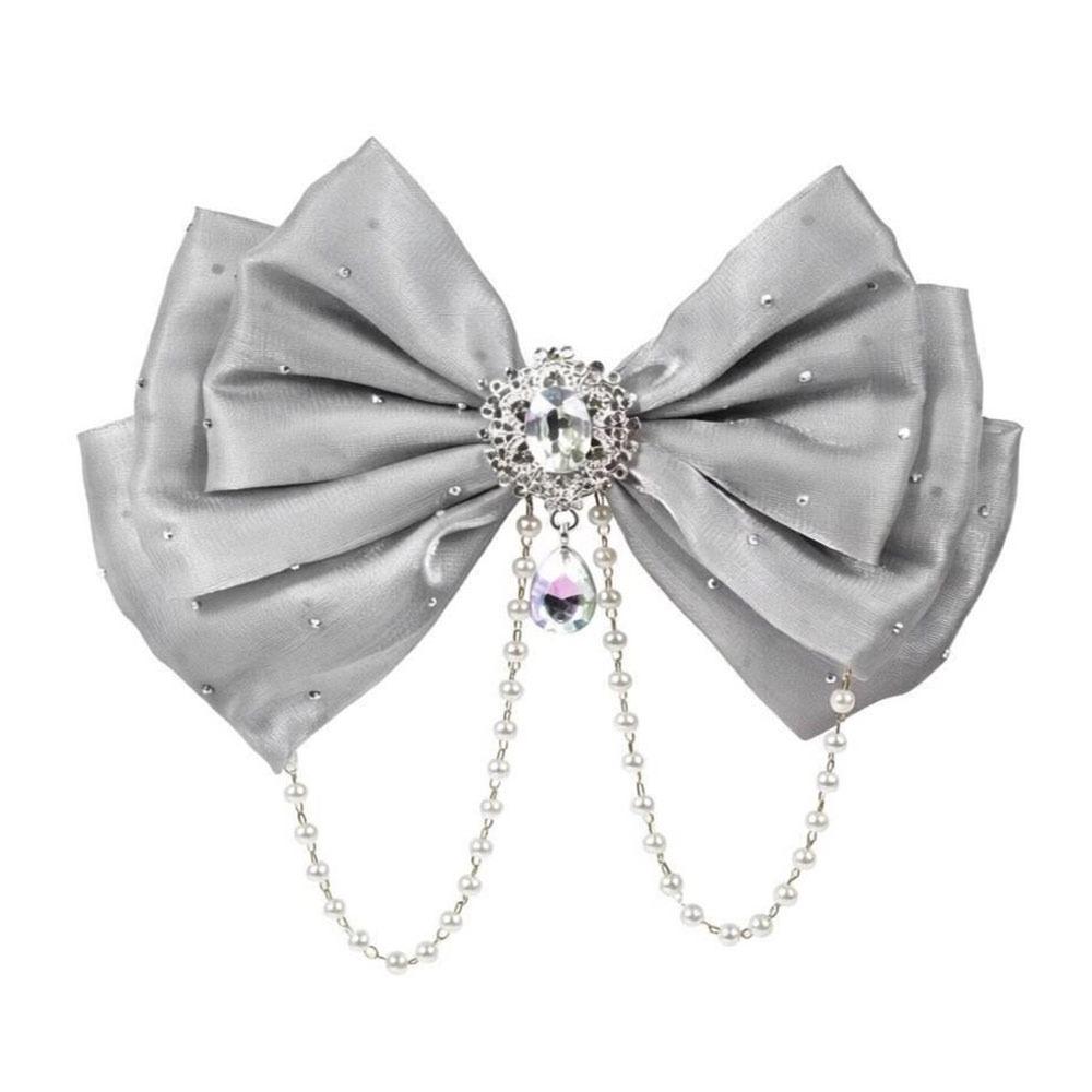 

Princess Hair Ribbon Pearl Hair Barrettes New Hair Clips Children Gifts 5