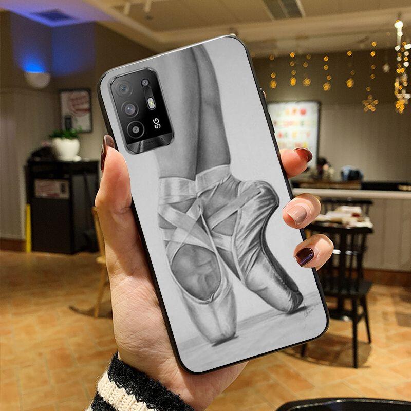 

Чехол для телефона Funda Ballet Girl Pointe Shoes Для OPPO A74 A94 5G A3S A5S A9 A12 A15S A52 A53 A53S A72 A73 2020 A91 5G Чехлы coque OPPO A94 5G