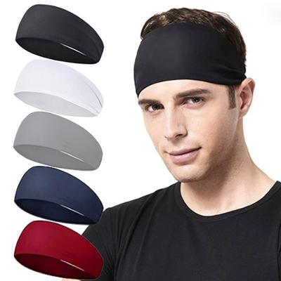 Sweatband for Men Women Elastic Sport Hairbands Head Band Yoga Headbands Headwear Headwrap Sports Hair Accessories  Band