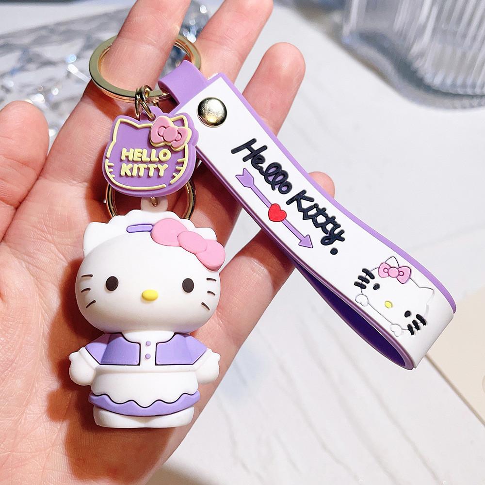 Entzückender Cartoon Hello Kitty Schlüsselanhänger Silikon Geschenke Perfekt Für Geburtstage Und Abschlussfeiern