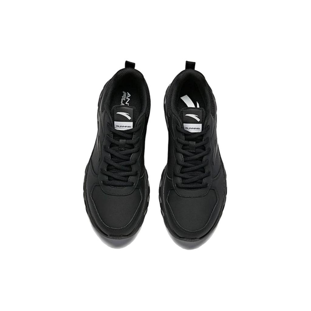 New Anta Cushioned Wear-Resistant Water-Resistant Low-Top Casual Shoes Men's Black 912035542-4