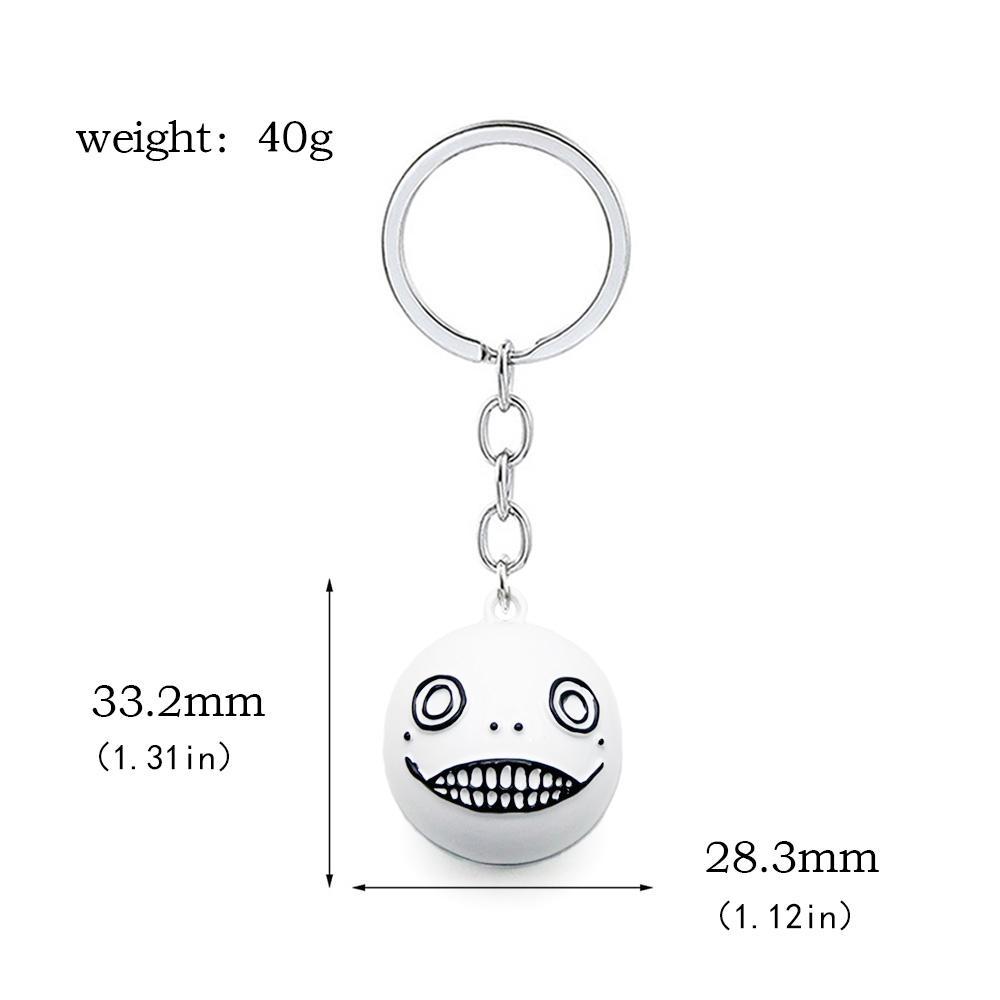 Game NieR Automata YoRHa Keychain Pendant No. 2B Beastlord Sword Oddity Emil Metal Box Necklace Cosplay Props Fans Gift Jewelry
