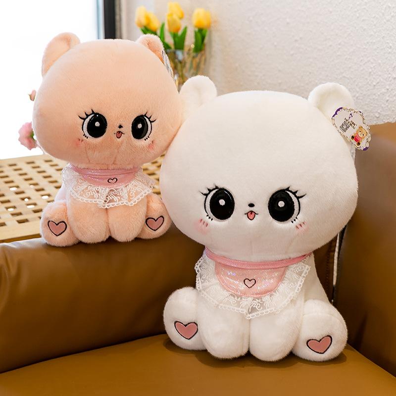 Cute Cat Doll Plush Toy Cute Sweet Cat Throw Pillow Bed To Accompany Sleeping Doll