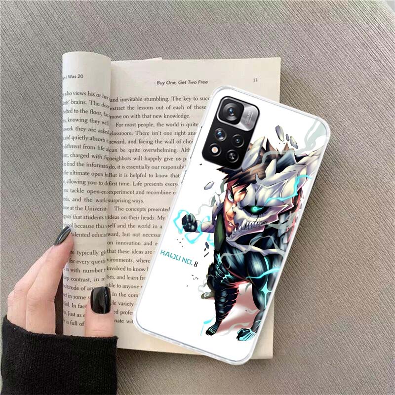 Kaiju Nr. 8 Anime Handyhülle Für Redmi Note 13 12 Pro Plus 14 15 Pro 5G 11 11T 11E 11S 10 Pro 10S 9 9S Hülle Handy Klar TPU Capa