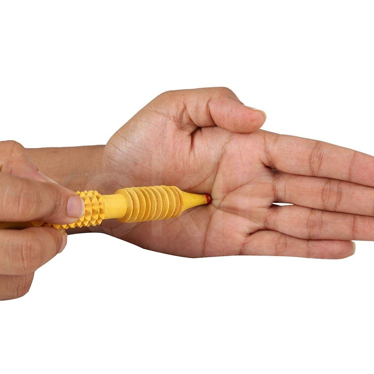 Акупрессурный медицинский продукт ACS Acupro Health Care System ACS Деревянный ролик — фото 3