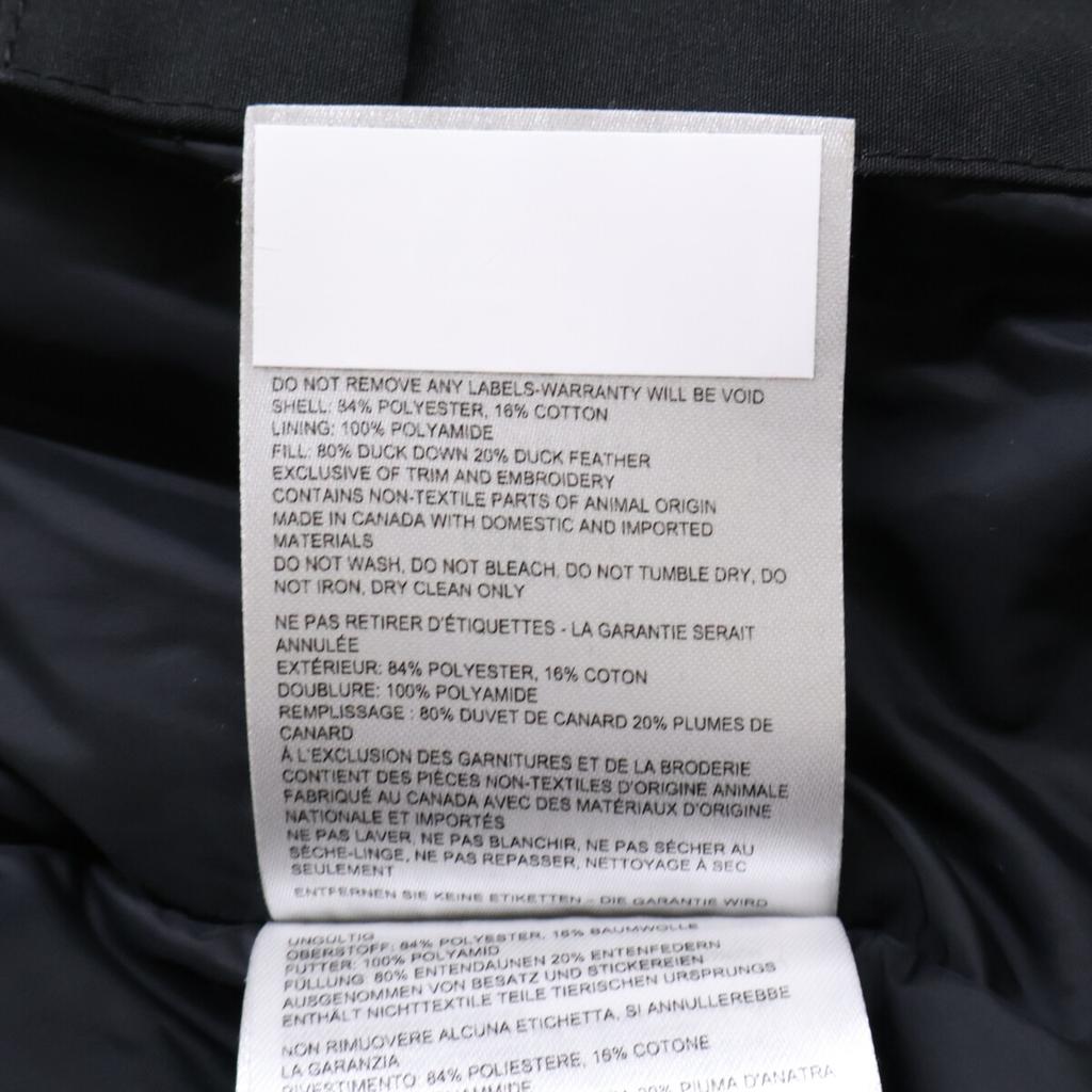 Canada Goose Current Product Number 3438MJ Jasper Parka Jacket L blackUsed