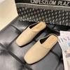 Women's new minimalist and versatile outdoor heelless lazy slippers