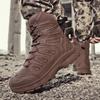 2025 Large Size 39--47 Tactical Boots Special Forces Outdoor Hiking Wear-resistant Training Shoes Combat Black