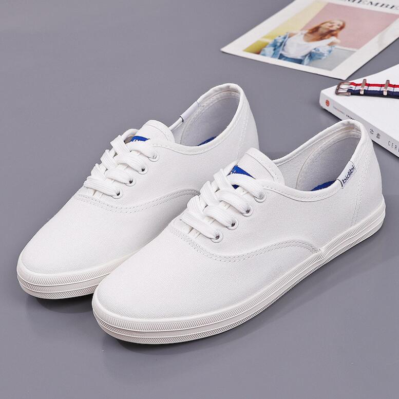 

21Dwayne женские вулканизированные туфли 2019 года новые летние дышащие кроссовки на плоской подошве из парусины для студентов женские кроссовки 2019 года новые 4 белый