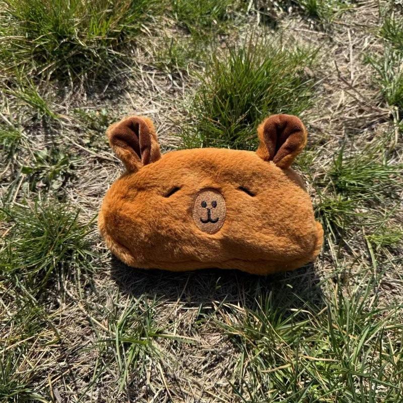 Internet celebrity kapibara plush pencil bag capybara stationery bag student cartoon stationery box large capacity stationery storage bag