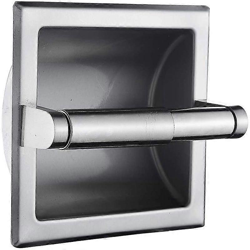 Recessed Toilet Paper Holder Brushed Nickel Toilet Paper Holder Wall Mounted Toilet Paper Holder