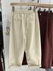2026 Spring Women's Petite Korean-Style High Waist Slimming Carrot Pants