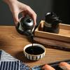Japanese Retro Ceramic Oil Pot Household Kitchen Utensils Seasoning Pot Oil Vinegar Seasoning Bottle Kitchen Ceramic Tableware