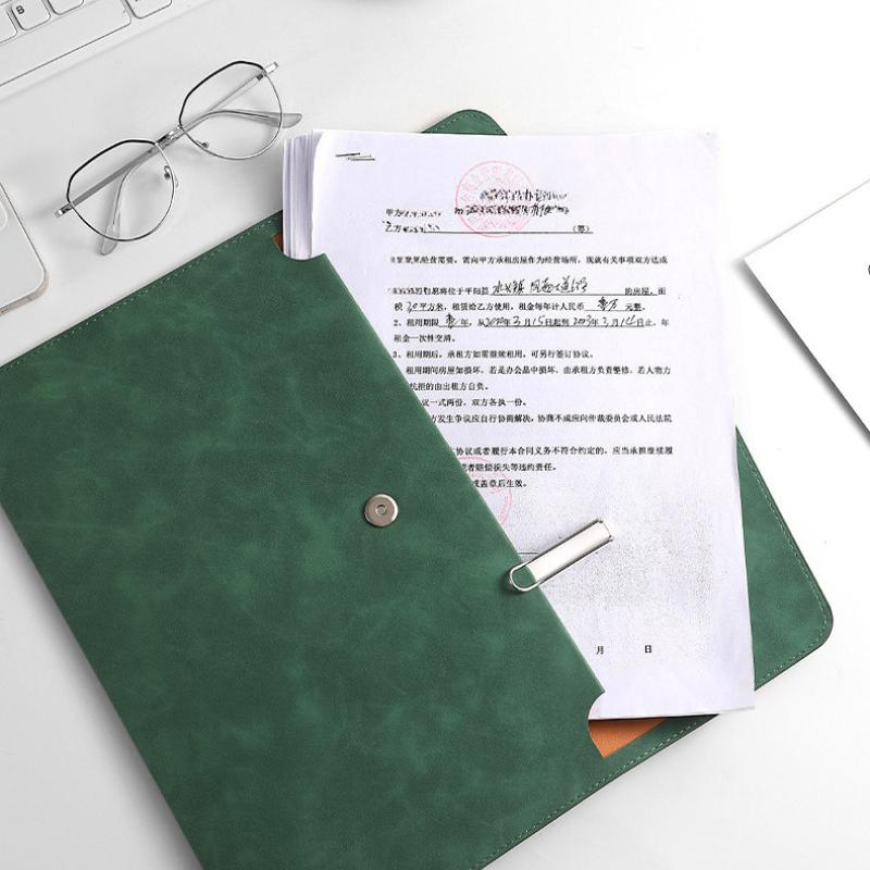 A4 File Storage Bag Simple File Folders Business School File Organizer Bags Laptop Sleeve