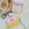 Flexible Pendant Mold Crafts Molds Valentines Day Series Keychain Mould Silicone Material Gift for DIY Hand Making Lover