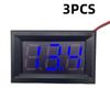 New 1/3Pcs Motorcycle Vehicle LED Display Voltage Tester 0.56 Inch DC4.5-30V Digital Car Voltmeter Automotive Voltage Meter