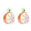 2pcs Pin Cushions Cute Cartoon Orange Shape Cotton Needle Holders for DIY Craft Sewing Knitting