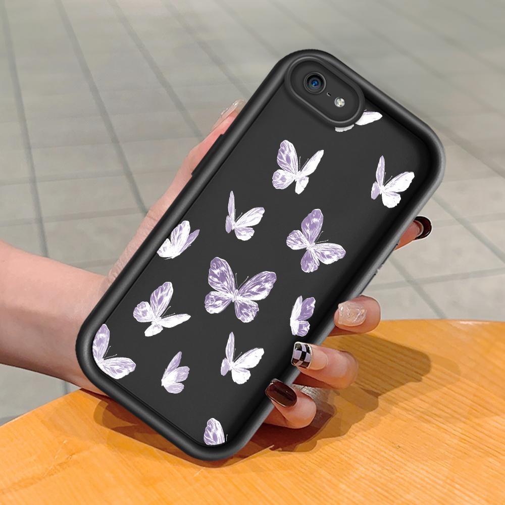 Myk silikon firkantet stige utskriftsmønster Telefondeksel Helt deksel Kamera Støtsikker beskyttelse Gummideksel for iPhone Infinix Tecno OnePlus