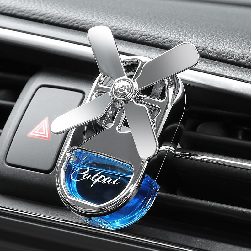 Car perfume high-end car aromatherapy air outlet to remove odor four-leaf windmill air outlet perfume for car