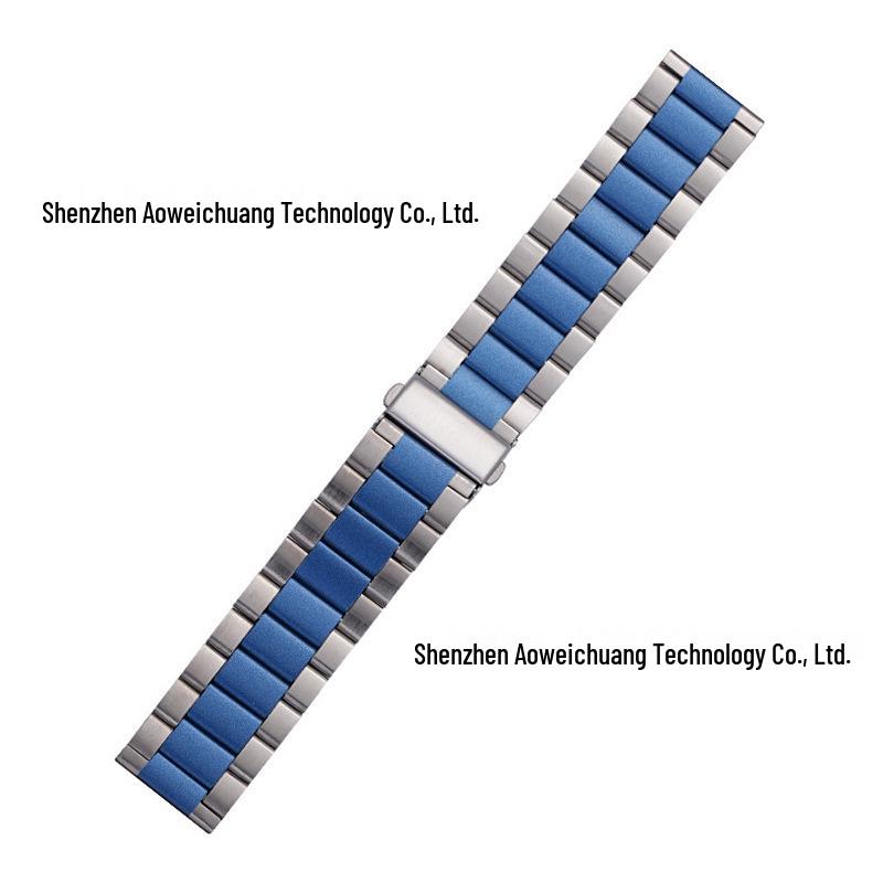 Universellt Metall Rostfritt Stål Klockarmband för Apple, Samsung, Huawei