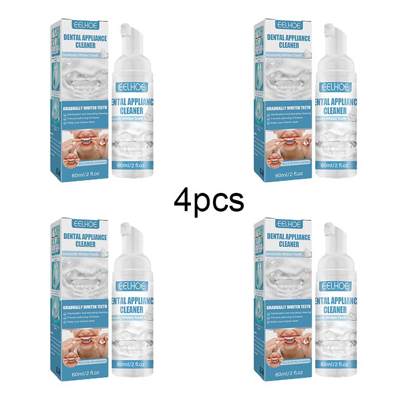 

EELHOE Ортодонтическая пена для чистки брекетов Пена для чистки брекетов Удаляет пятна Чистка Уход 240ml