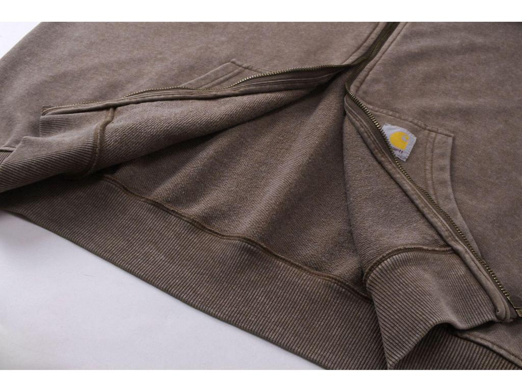 Carhartt Unisex Kapuzen-Reißverschluss-Sweatshirt mit gesticktem Logo - Herbst/Winter Trend Edition