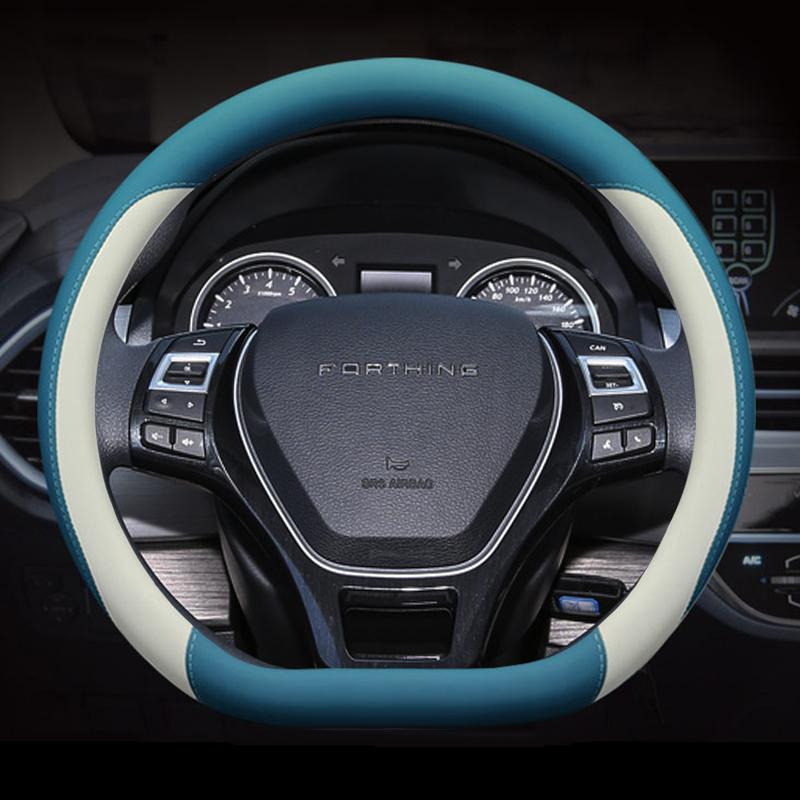D Shape Car Steering Wheel Cover for Forthing T5 EVO 2020 2026 2026 2026 2026 2026 Auto Braid On Steeing-wheel Wrap