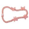 Bling Cuban Link Chain Butterfly Choker Necklace Thick Rapper Chains Hip-Hop