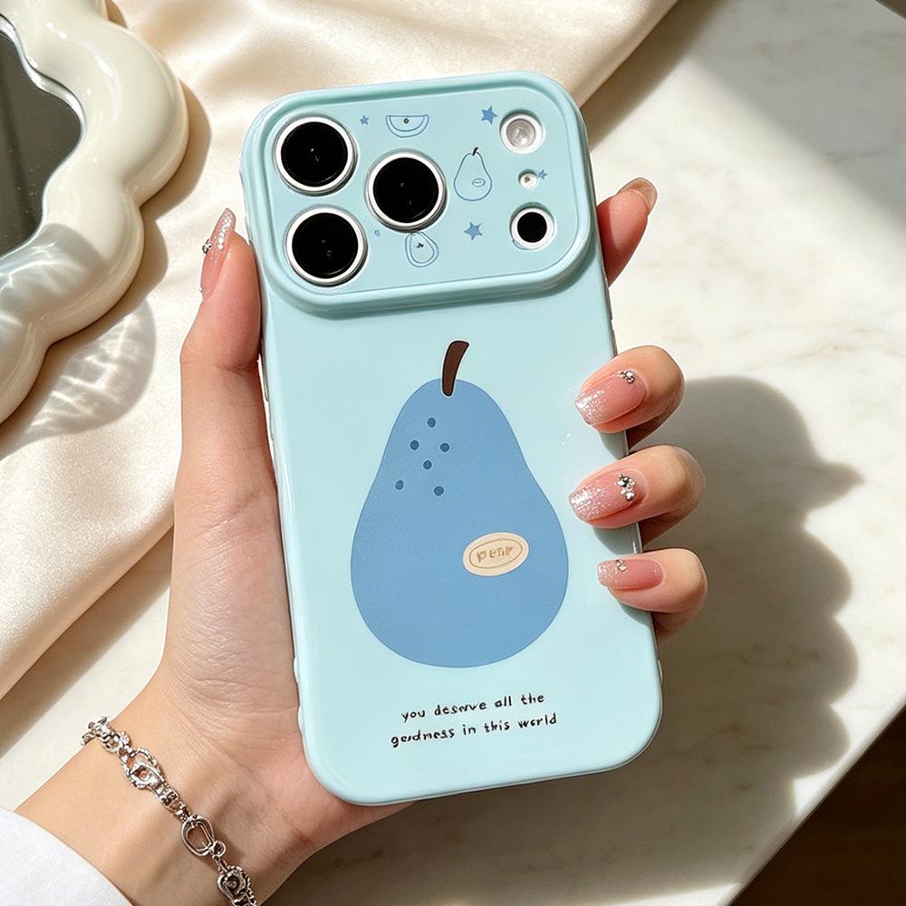 Mutant Pear Anti-Fall Protective Case for iPhone 16/17 Pro - New Style Female