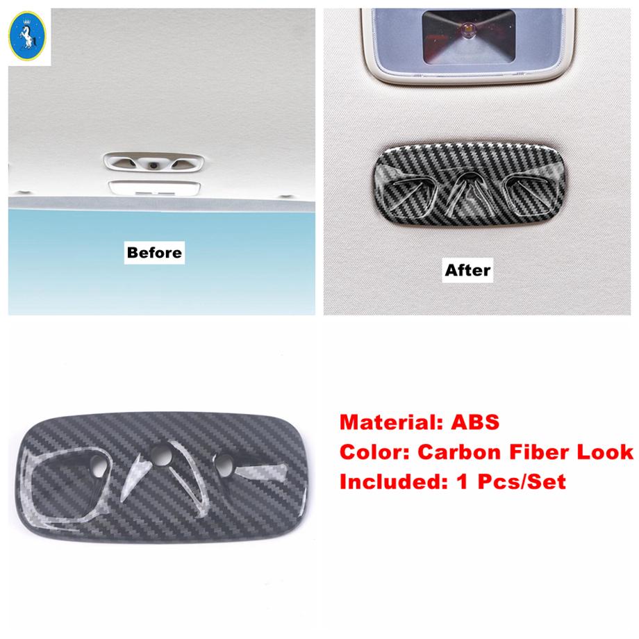 

Carbon Fiber Look Roof Air Vent / Third Read Lamp / Second Read Light Cover Trim Accessories For Kia Carnival KA4 - 2024 Third Read Lamp