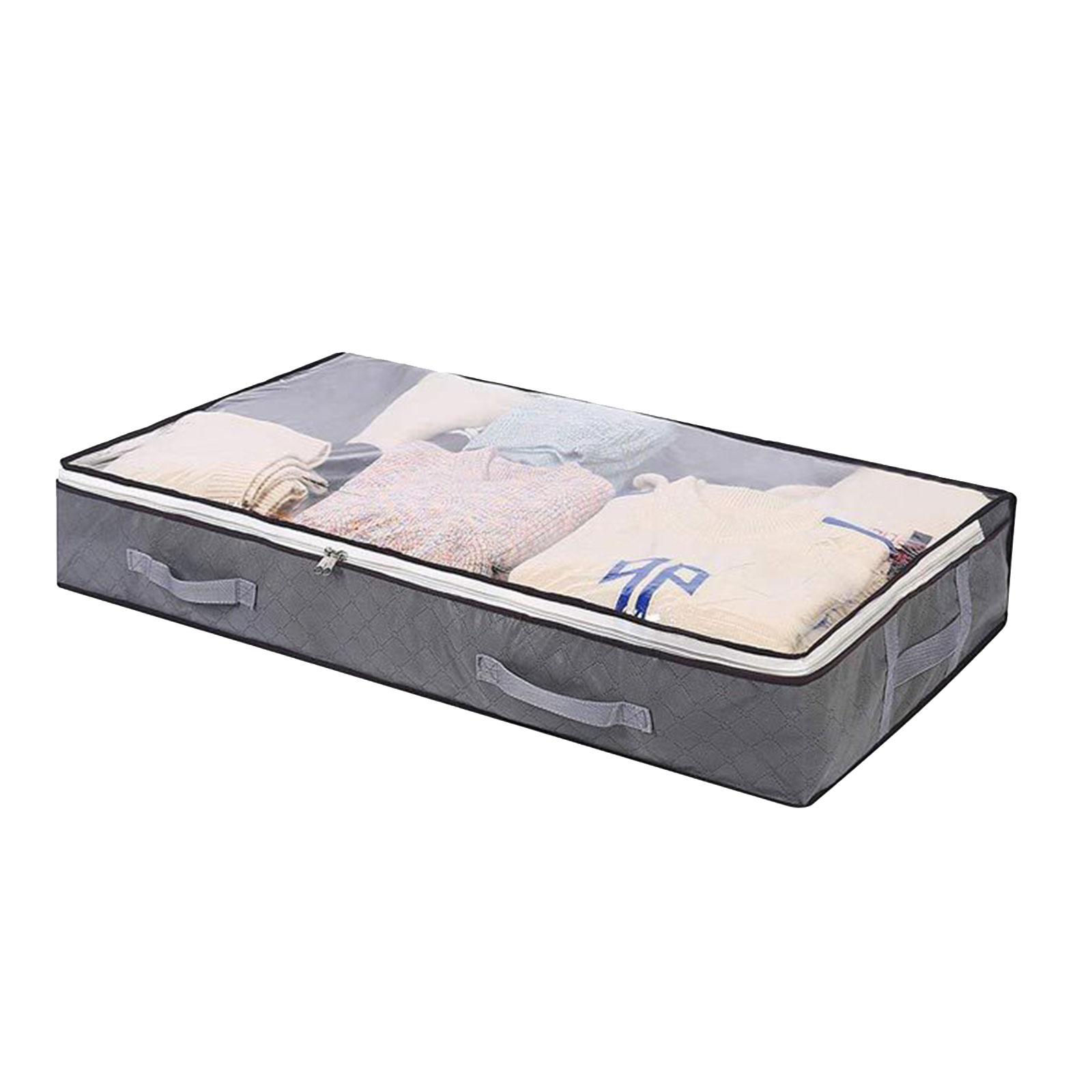 

Foldable Under Bed Storage Bag Clothes Storage Bin with Clear Window & Handles Dustproof Clothes Bag Multifunction for Bedroom China Mainland