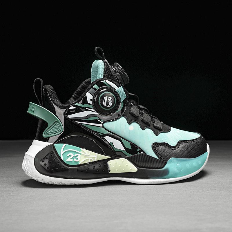 Jungen Basketballschuhe Winter 2025 - Leichte, rutschfeste Sportschuhe mit Samtfutter für Kinder