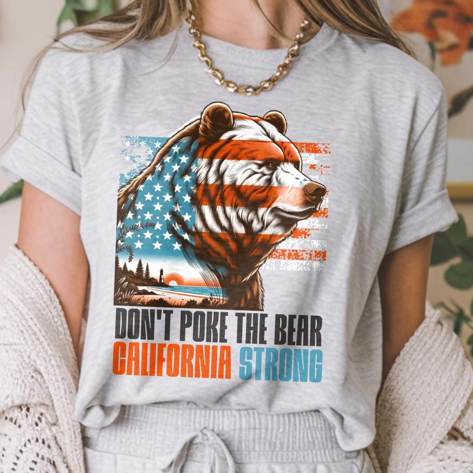 California Strong Gavin Newsom Support Shirt – Don’t Poke the Bear Tee 2XL