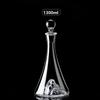 Handcrafted Wine Decanter Featuring an Ice Mountain Motif, Perfect for Aerating Red Wine Without The Need for Electricity
