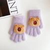 Capybara Mittens Thicken Keep Warm Gloves Portable Gloves  Outdoor