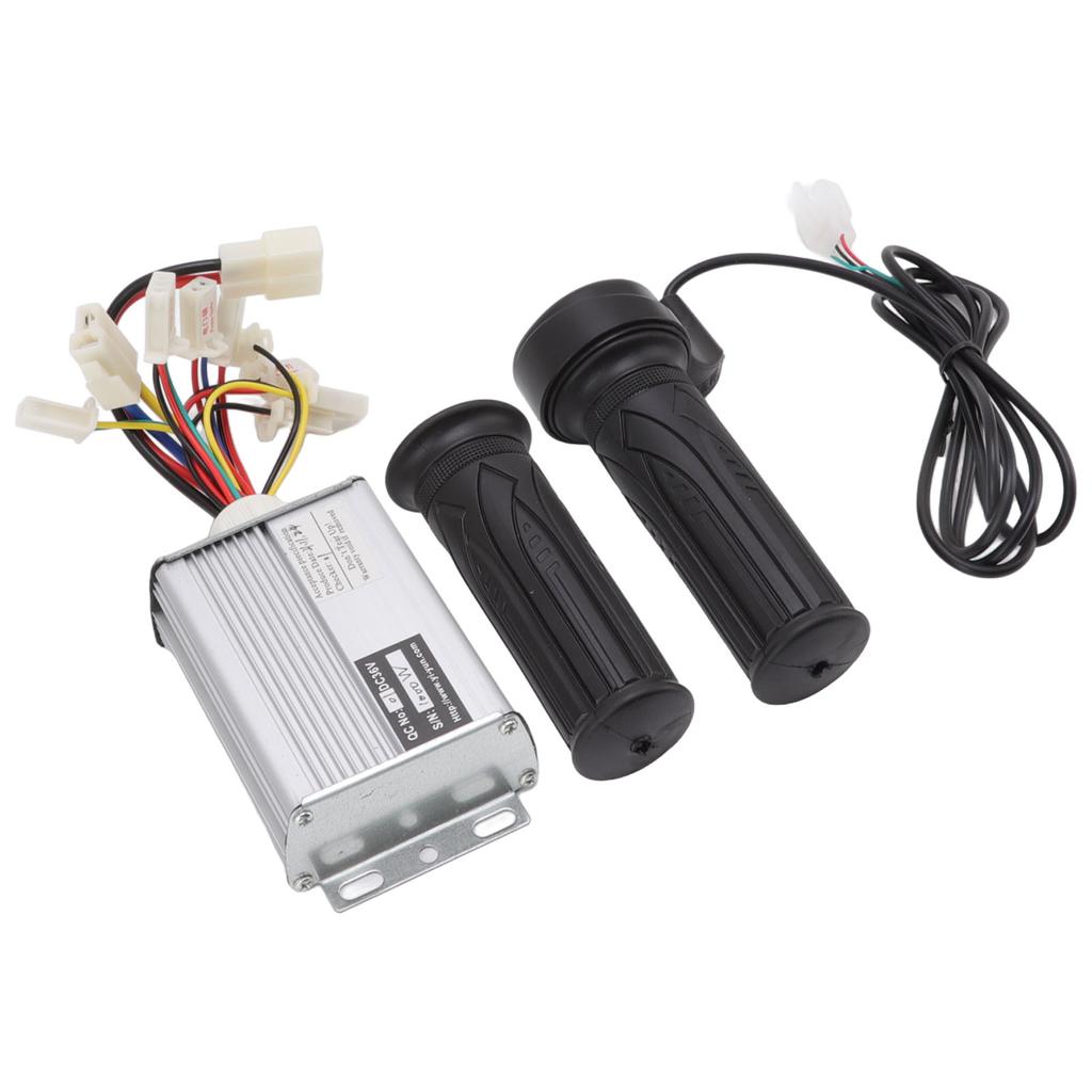 36V 1000W Brushed Motor Controller Throttle Grip Kit for Electric Motorcycles Bikes Tricycle