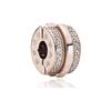 Miniso Sparking Rose Gold Plated Charm Bead Charms Dangle Authentic Compatible With copper Bracelets Necklaces Bead Ideal For Diy Jewellery Women Gift