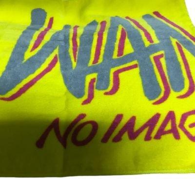 WANIMA "Tout le monde !! Serviette de visage Marchandise Officielle Tour 2018" (Jaune)
