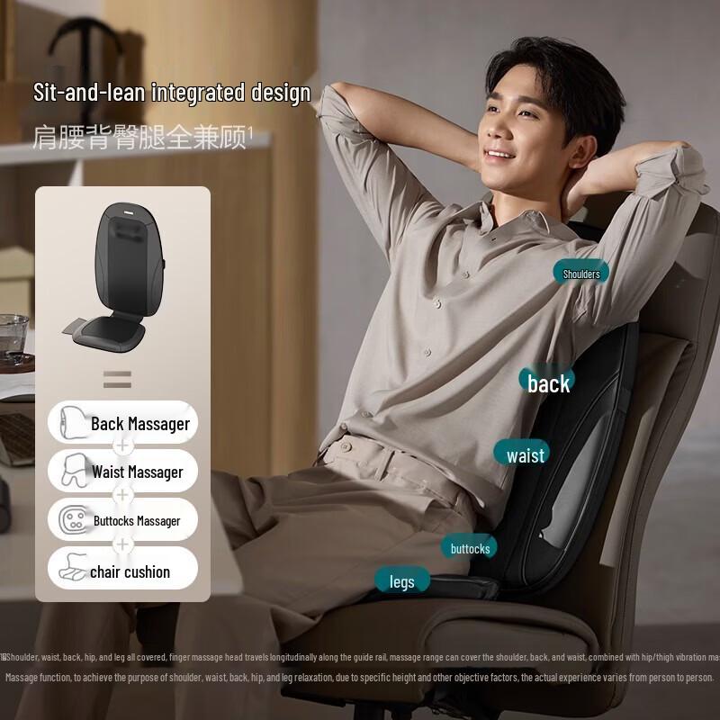 Philips Lumbar & Back Massager Cushion CN plug (adapter included)