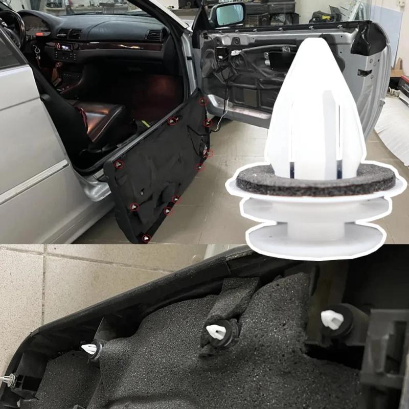 20-100pcs Car Door Panel Clip Auto Bumper Fastener Rivet Clip Car Fender Dashboard Door Clip Panel Retainer Car Accessories