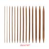 5 buc 20cm Ac de tricotat din bambus Croșete cu vârf dublu Ac din bambus carbonizat Pulover Tricotat Artizanat 13 Mărimi Instrument
