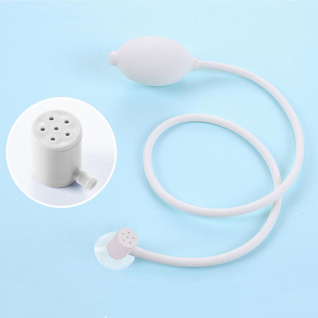 Foldable Sitz Bath Flusher Soaking with Suction Cup with Pump Sprayer Bidet Flusher for Bathtub Perineal Soaking Bath