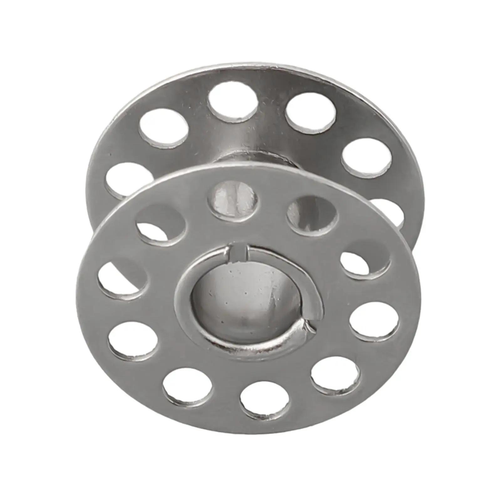 

1 шт. Металлическая катушка для швейной машины, бытовые швейные инструменты, швейные принадлежности, шпульки из нержавеющей стали, пустая катушка из нержавеющей стали